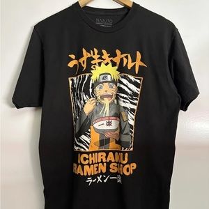 Naruto Shippuden Ichiraku Ramen Shop - Men’s Size Large - Black